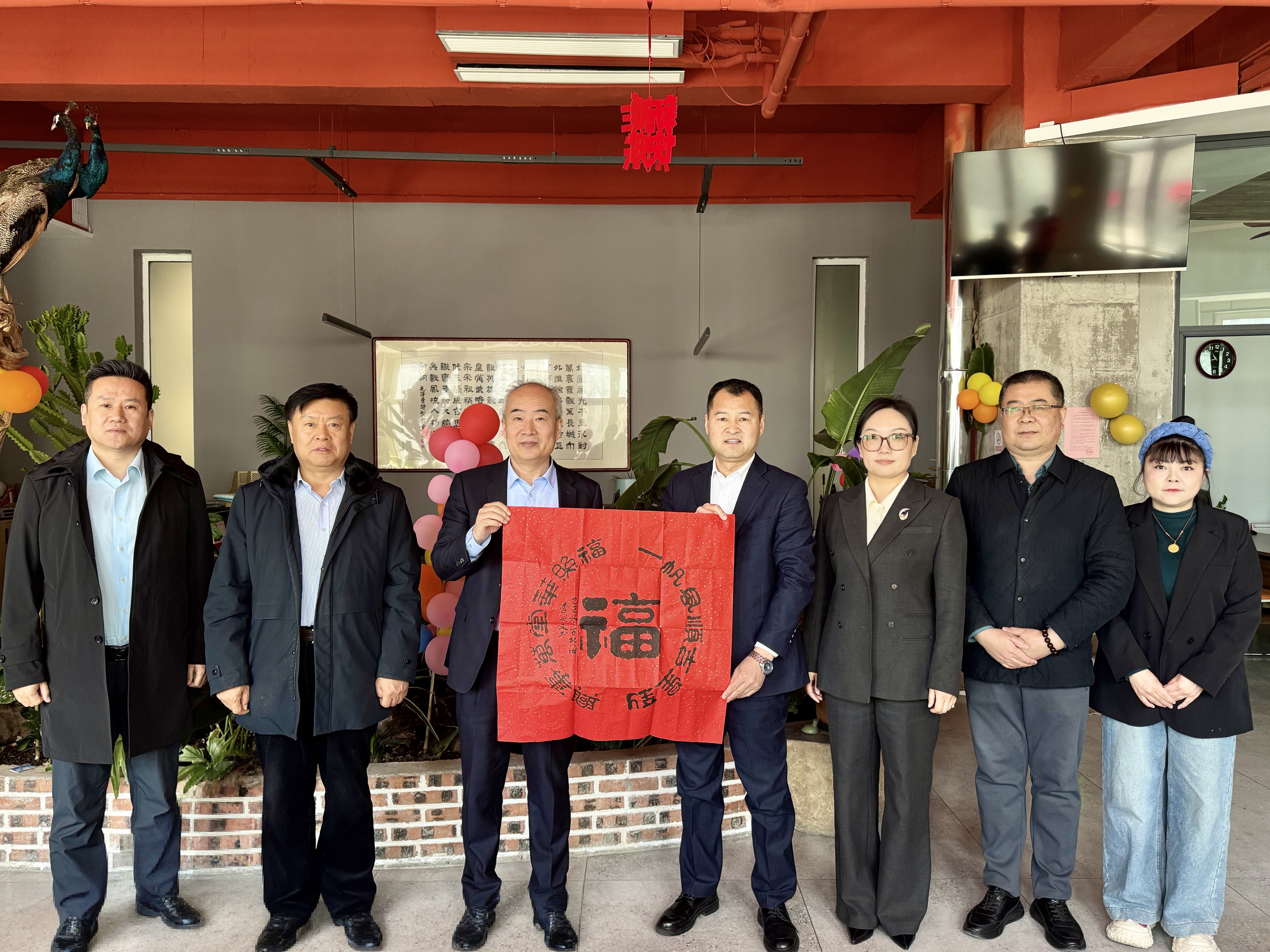 潍坊东方企业家俱乐部走访中基天成（山东）装饰工程有限公司，共探资源融合新机遇